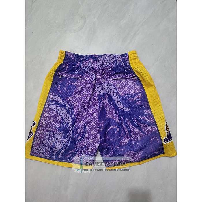 Pantalone Los Angeles Lakers Asian Heritage Just Don Violeta